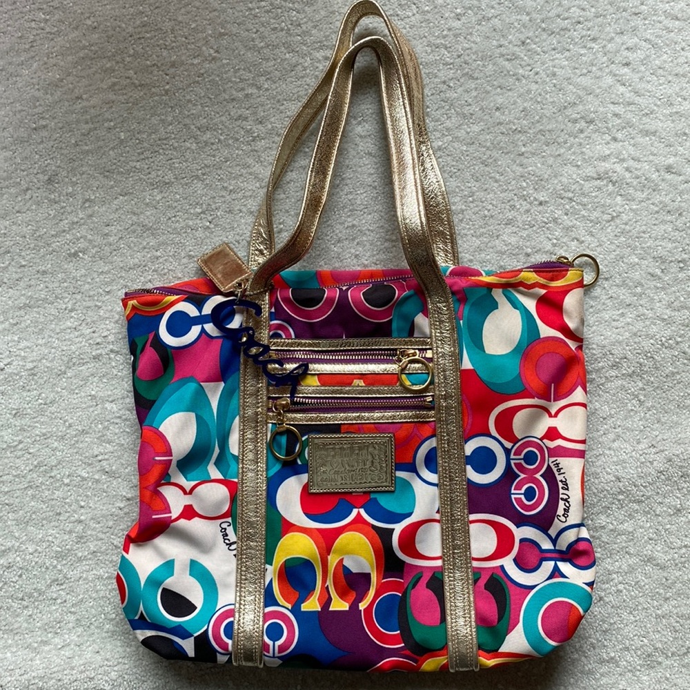 Coach tote purse
